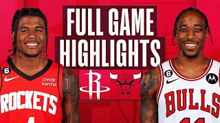 Chicago Bulls vs Houston Rockets Full Game Highlights |Dec 26| NBA Regular Season 22-23