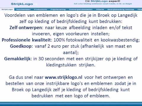 Zelf kleding bedrukken Broek op Langedijk