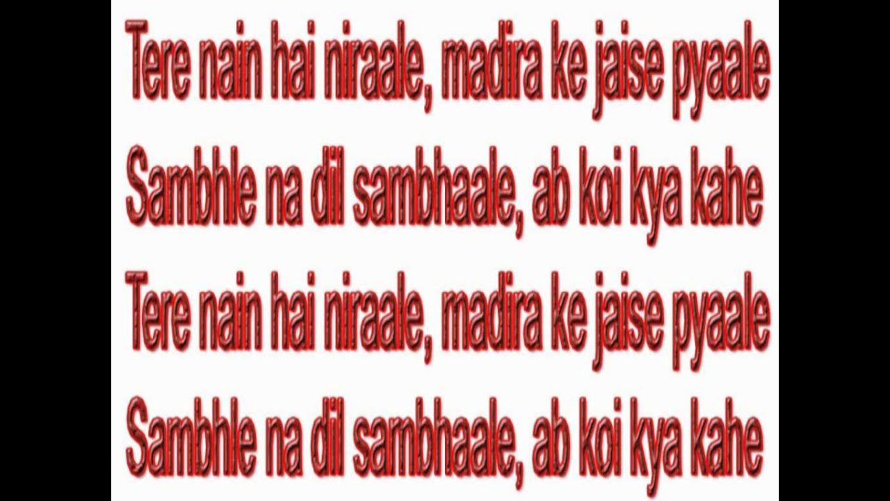 'Main Chali' - Full Song Lyrics [HD] - Force (2011) Hindi - Ft. John Abraham, Genelia D'Souza