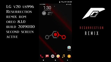 LG V20 RR Oreo v6.2.1 With Second Screen Widgets