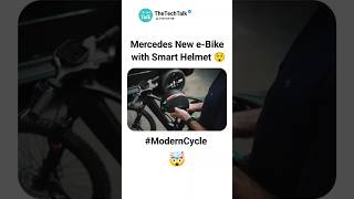 Mercedes New e-Bike 🤯 With Smart Helmet  #ebike #tech #mercedes #shorts