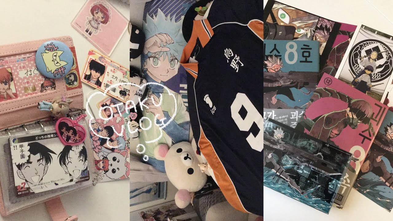 🧸 [오타쿠 브이로그] 오타쿠의 일상은 깡의 연속이다 ₍ᐢ• ‧̫ •̥ᐢ₎  •  바인더 셋업 • 하이큐 유니폼 • 괴수8호 • 홍대 굿즈샵 • 랜덤깡 • 택배깡