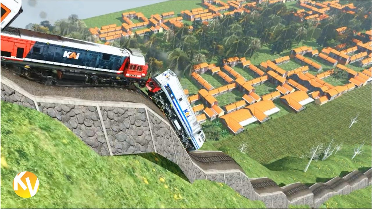 Jalur Kereta Api Turun Gunung ⛰️🚂