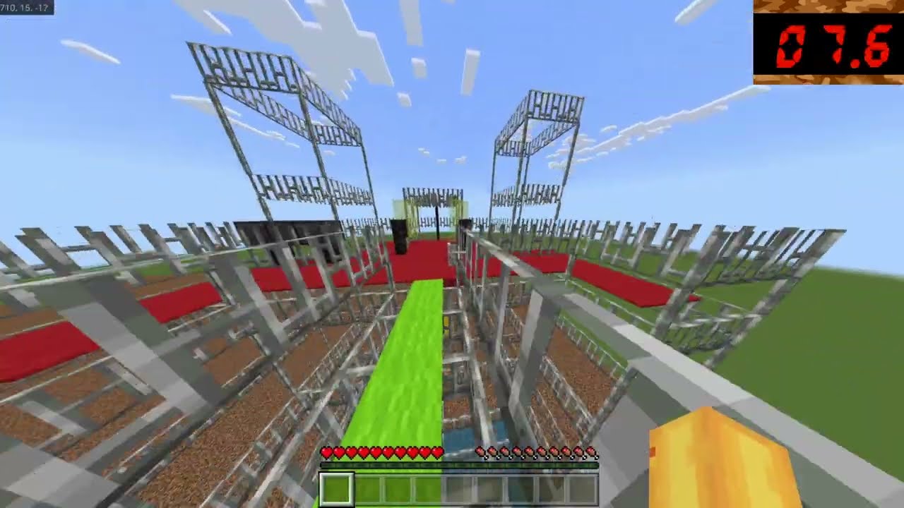 SASUKE第25回大会の1stをマインクラフトで再現してみた！