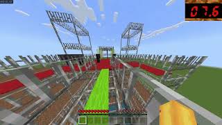 SASUKE第25回大会の1stをマインクラフトで再現してみた！
