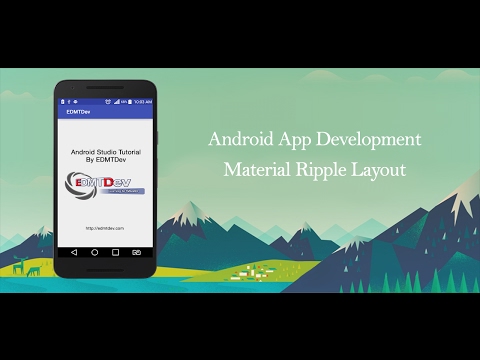 Android Studio Tutorial - Material Ripple Layout
