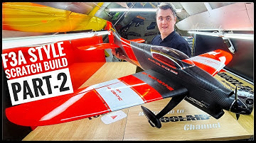 RC F3A SHARK GIRL V3 Full Build PART-2, Cnc Milling, lasercut, RC 3d print, Scratch build Carbon DIY