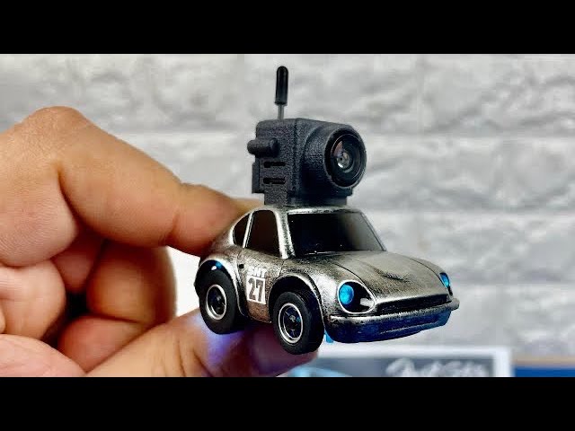 Eindeloos Electrificeren laten we het doen Micro Rc Car FPV Just Air 1:100 Q25 240 JustAir Cam Mini Camera SNT Diatone  - YouTube