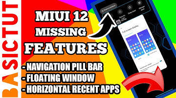 Enable all Missing Features in MIUI 12 Redmi Note | Navigation pill bar, floating window, horizontal