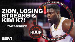 Zion RESPONDS, impact of LONG losing streaks \& a Kim Kardashian Story?! | The Hoop Collective