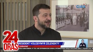 24 Oras Part 3: Oneonone interview kay Ukrainian Pres. Zelenskyy; exotic foodtrip na..., atbp.