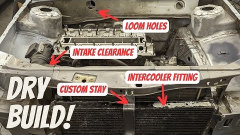 C20LET test fit & Engine bay prep - Vauxhall Nova Turbo Conversion