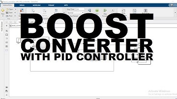 17. Simulation of DC/DC Boost Converter with PID controller MATLAB/simulink.