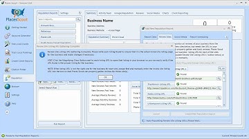 Creating and Running Reputation Reports Tutorial Video - Places Scout