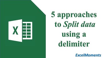 5 Approaches to split text by a delimiter