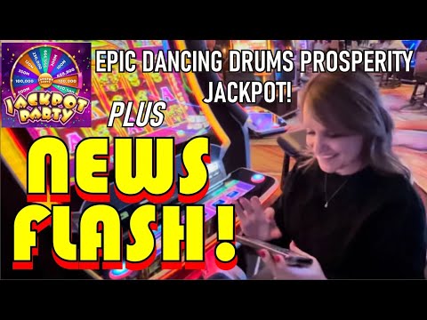 Epic DD Prosperity Jackpot PLUS ⚡️ Jackpot Party Invited Us to Vegas for a Launch Party!!