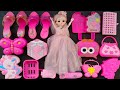 Most satisfying unboxing pink doll makeup toys collection | ASMR video | Review Toys
