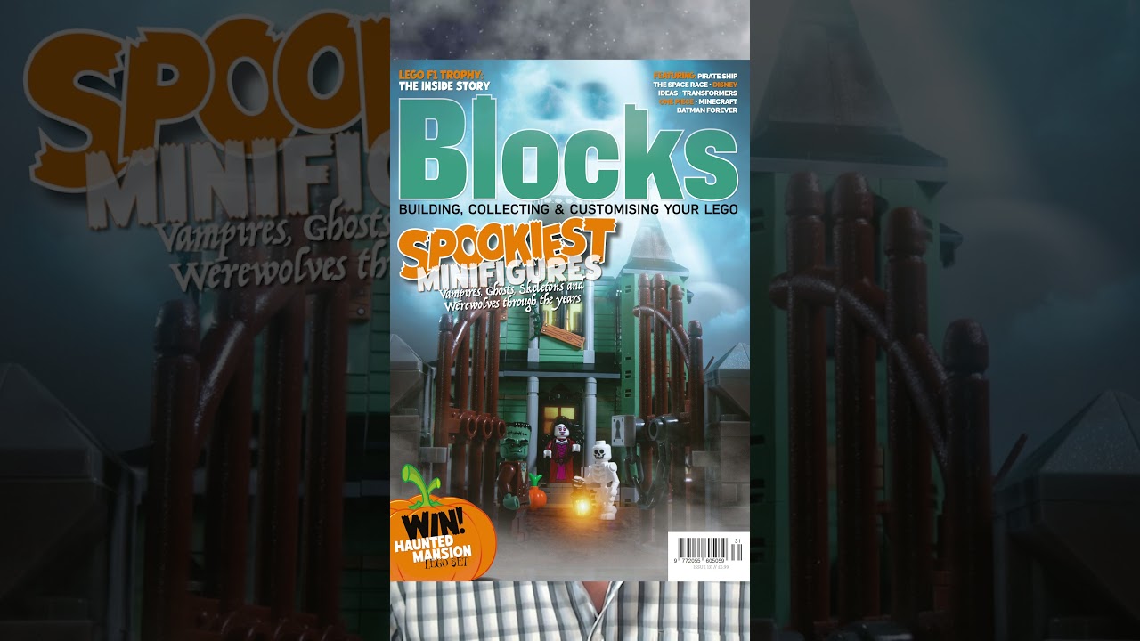 New LEGO magazine reveal with Haunted Mansion Halloween cover! 