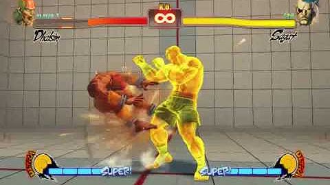 Sagat Option Select gegen Teleporter