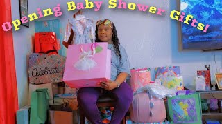 YOU WON'T BELIEVE WHAT WE GOT! OPENING OUR BABY SHOWER GIFTS!