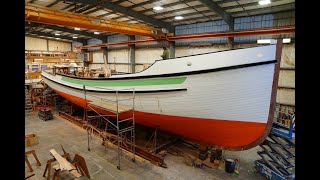 Western Flyer Restoration EP 26 1/2  A tour of a Wooden Boat: