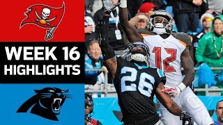 Buccaneers vs. Panthers | NFL Week 16 Game Highlights