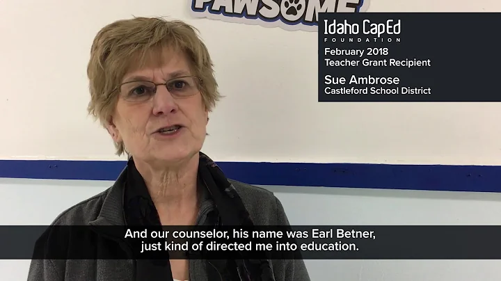 Sue Ambrose: "What Inspired You to Become a Teache...