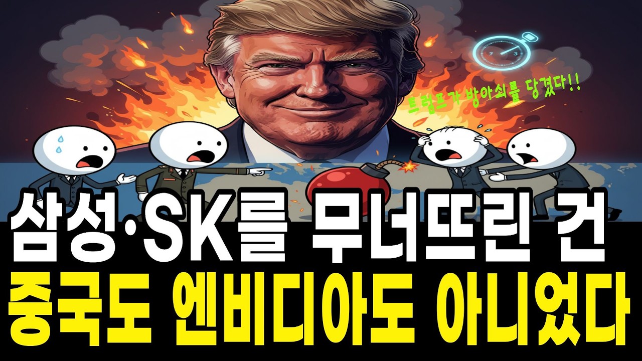 내 반도체 주식이 안 오르는 진짜 이유 호르무즈 해협과 트럼프의 방아