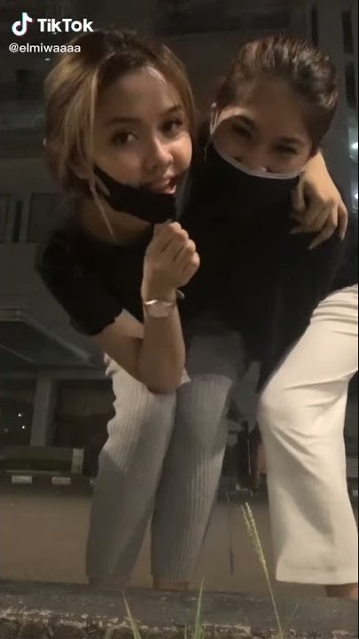 cewe tiktok celana abu-abu apem tembem