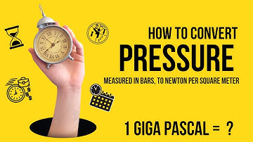 how to convert pressure measured in bar and pascal into N/m² in thermodynamics and mechanics