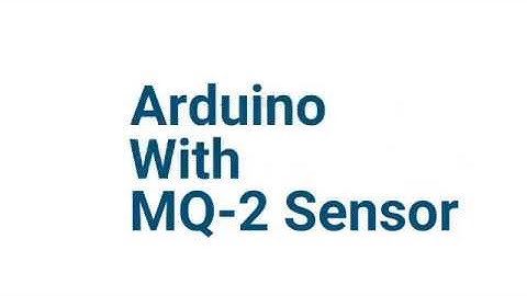 Arduino MQ 2 Gas Sensor | Gas Leak | Alert