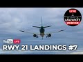 Lanzarote airport rwy21 landings 7  lanzarotewebcam