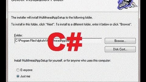 C# Tutorial 89: How to Publish an Application in C# and Make the Installation Setup