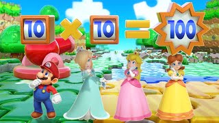 Мульт Super Mario Party Minigames Mario Vs Peach Vs Wario Vs Daisy Master Difficulty