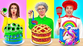 Кулинарный Челлендж: Я против Бабушки | Сумасшедшие Кулинарные Идеи от TeenDO Challenge