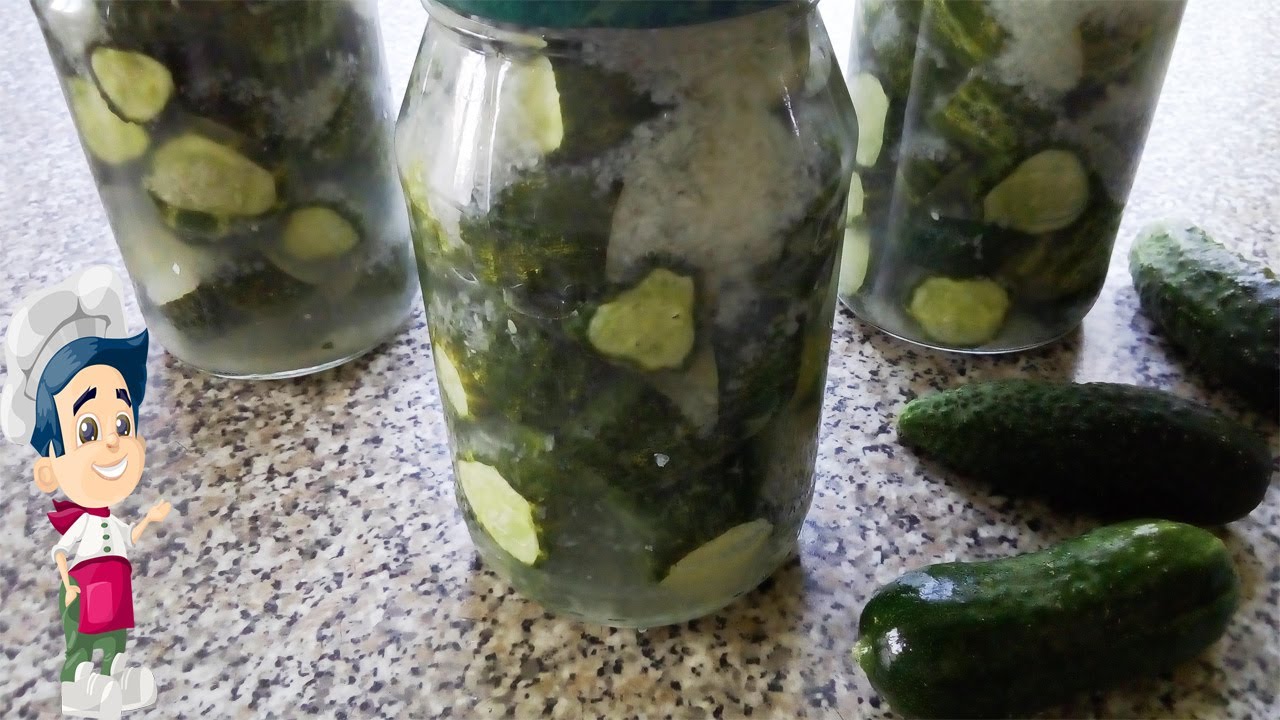 Нарезка огурцов полосками