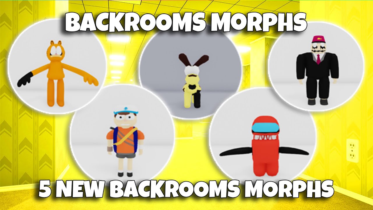 ROBLOX - Find The Backrooms Morphs - 5 New Backrooms Morphs!