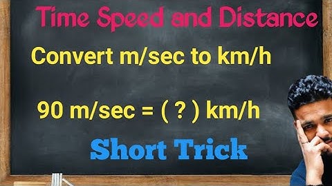 Convert m/sec to km/h By Keshav Sharma time Speed and Distance Short Trick #ytshorts #shorts #math