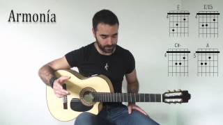 Acordes arpegiados de guitarra para canciones de cuna