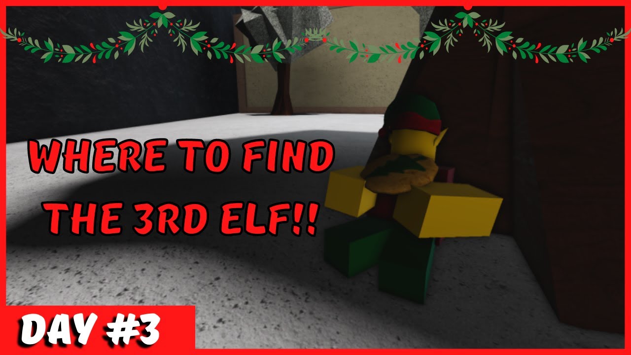 WHERE TO FIND THE 3RD ELF IN BLOXBURG Bloxburg Christmas 2021 Elf