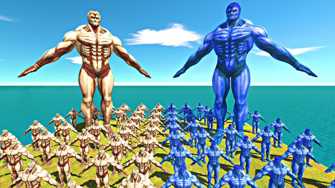 Armored Titan vs Dark Ice Itself - Animal Revolt Battle Simulator