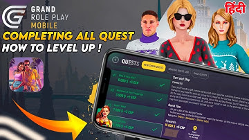 HOW TO COMPLETE | NEWCOMER QUESTS | IN GRAND MOBILE RP STARTING TO END | हिंदी
