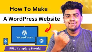 How To Make a WordPress Website | WordPress Tutorial For Beginners ( Hindi ) - Full Tutorial