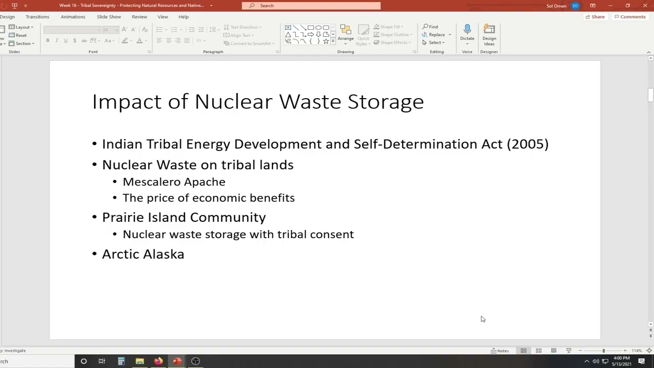 Protecting Natural Resources and Sacred Spaces