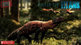 PART 25:Growning EVERY Dino AGAIN! and helping others grow Path of titans #gameplay #dino #survival