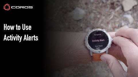 How to Enable Activity Alerts