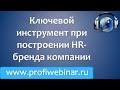 Видеосеминар "Коммуникации как ключевой инструмент при построении HR-бренда компании"