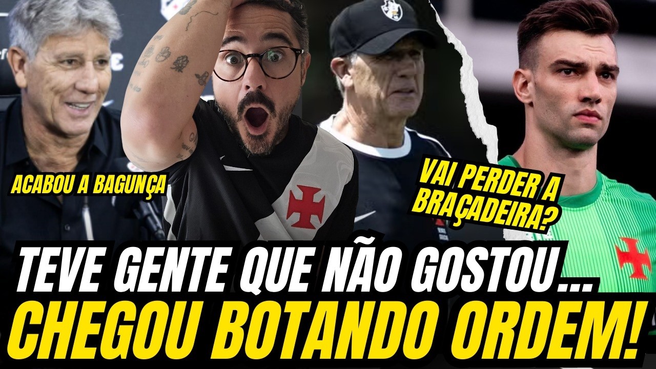 PRIMEIRA BOMBA! RENATO GAÚCHO TIRA FAIXA DE CAPITÃO DO LÉO JARDIM? NOTÍCIAS DO VASCO