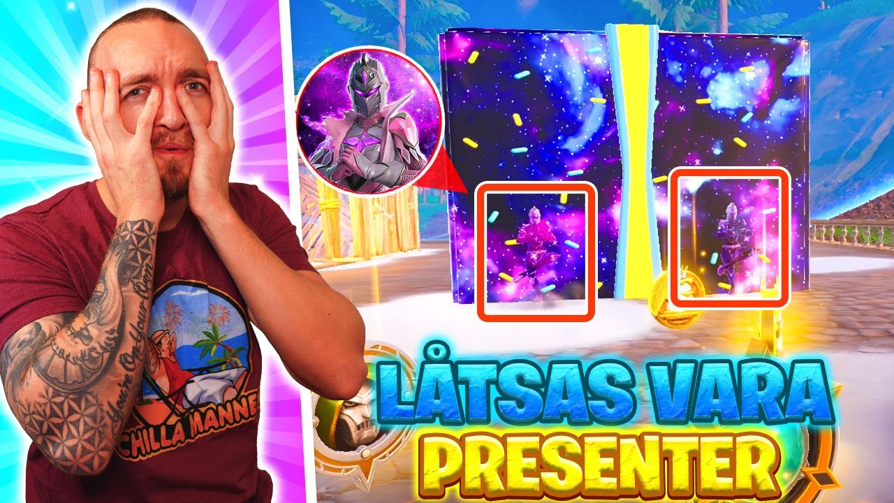 JAG LÅTSAS VARA PRESENTER I FORTNITE