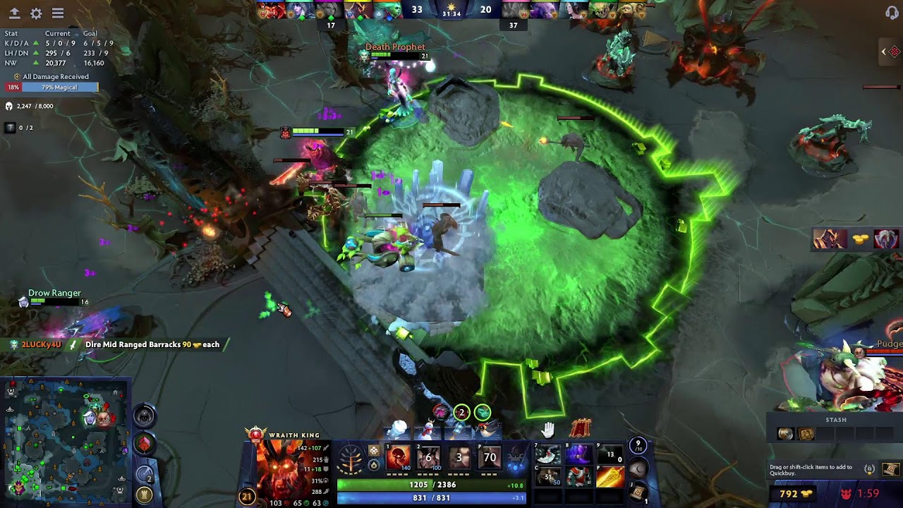 Ranked Dota 2 Offlane Grind (7.40b) | Wraith King • Ogre Magi • Necrophos